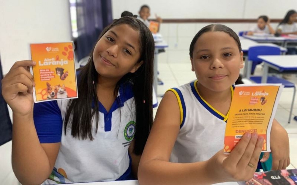 Campanha Abril Laranja ganha destaque com o engajamento das Escolas Municipais em Campo Alegre 
